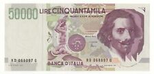 50000 LIRE BERNINI  II° Tipo  LETTERA D   EMISSIONE 1997
