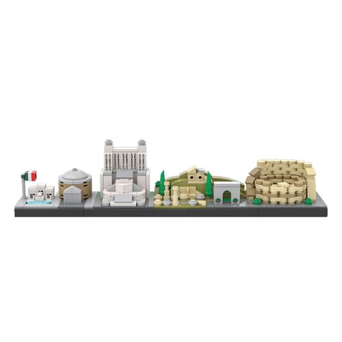 Moc roma skyline architettura - moc:,