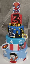 Torta Scenografica Super Eroi