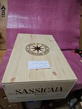 Sassicaia cassa legno - cassa, vuota