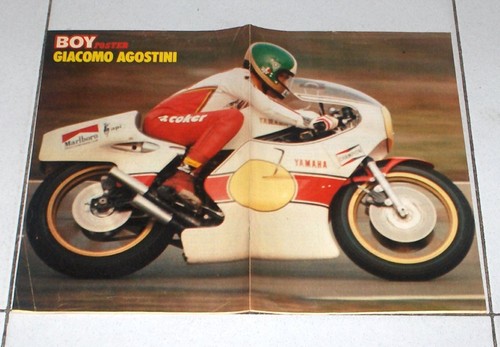 Poster giacomo agostini yamaha - agostini,