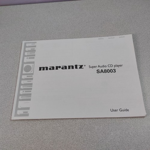 Marantz sa8003 super audio - marantz,