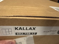 Ikea kallax shelf - unit, black