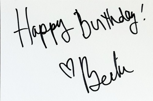 Becki newton signed - becki,