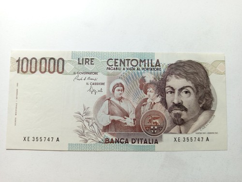100 000 lire caravaggio tipo - 000,