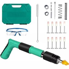 PISTOLA SPARACHIODI E RIVETTI MANUALE CHIODATRICE D'ARIA 100 CHIODI + ACCESSORI