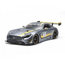 Tamiya 300058639 - 1:10 RC Mercedes-AMG GT3 (TT-02) kit di montaggio nuovo