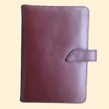 Organizer Agenda GREENWITCH Personal  Made In Italy In Pelle Liscia Bordeaux