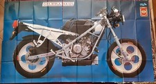GILERA KK 125 edizione ROMBO '80 MAXI POSTER  SCALA 1:1