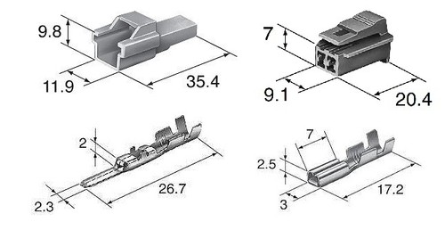 Kit connettore housing - connettore,