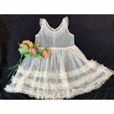 Abito donna Ruffles pizzo rete