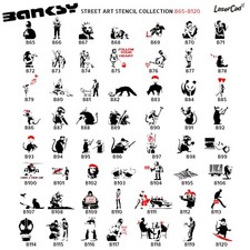 Stencil BANKSY (B65-B120), DIN