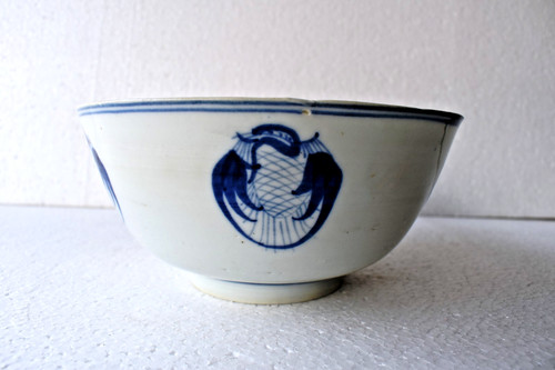 Vintage cinese bianco blu - vintage,