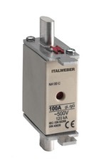 Fusibile Italweber 1600580, 80A, 690V, NH-00, a lama.