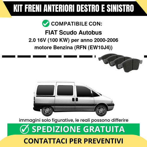 Pastiglie freno anteriori per - pastiglie,
