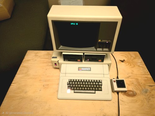 Computer apple plus con - ii,