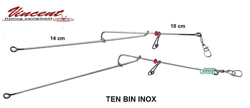 Ten bin inox per surfcasting - inox,