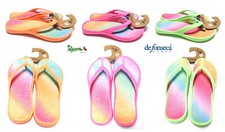 DE FONSECA infradito donna mare piscina Capri E WA 52 Fucsia Verde Arancio
