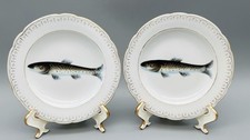 2 piatti antichi 15 cm | PESCE