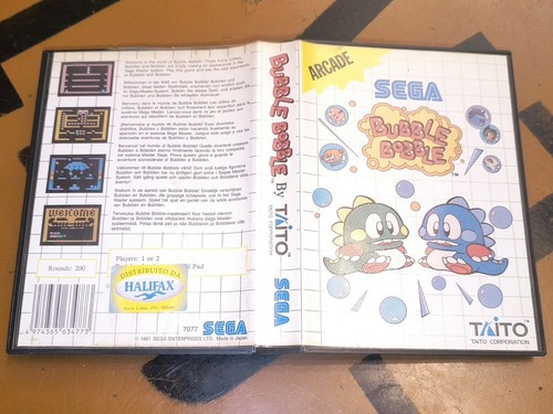 Sega master system bubble - sega,