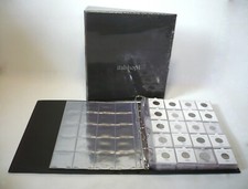ALBUM RACCOGLITORE COMPACT A4 PER MONETE IN OBLO + FOGLI