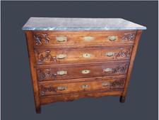 CASSETTONE IN MASSELLO PIANO MARMO INTEGRO EPOCA XX SECOLO ITALIA RESTAURATO