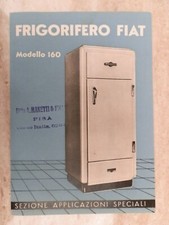 FRIGORIFERO FIAT MODELLO 160 Depliant con inserto caratteristiche Collezione