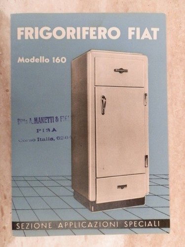 Frigorifero fiat modello 160 - modello,