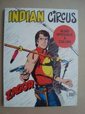 zagor scritta rossa n° 84 a colori ed.daim press 1977 da lire 350