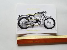 MV Agusta 125 TR 1955 foto cartella stampa originale