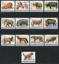 Burundi, Yvert e Tellier 1983 n. 864/76 - Animali WWF - MNH**