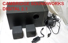 CAMBRIDGE SOUNDWORKS DIGITAL 2.1 sistema attivo 2.1 input SPDIF + RCA