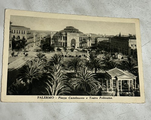 Cartolina palermo piazza - cartolina,