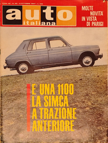 Auto italiana 1967 simca - auto,