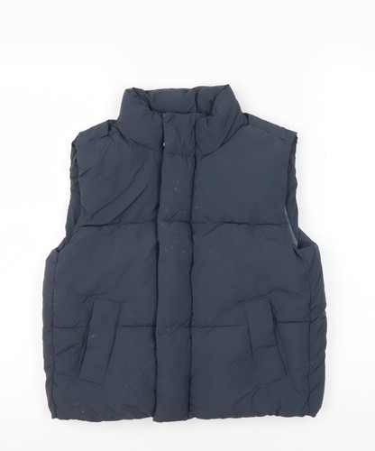 Giubbotto imbottito blu zara - giubbotto,