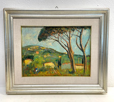 Antico quadro dipinto olio - dipinto, su