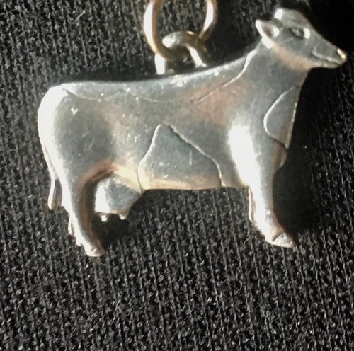 Collana ciondolo mucca latte
