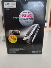 Scatola Samsung Sgh-x160 con auricolari e libretto