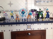 Lotto di 12 Personaggi Dragon Ball 8 Figure Rise Bandai / 4 Originali Jakks usa