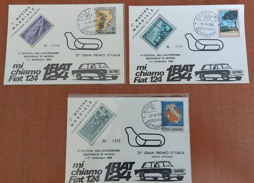 Cartoline chiamo fiat 124 - chiamo,