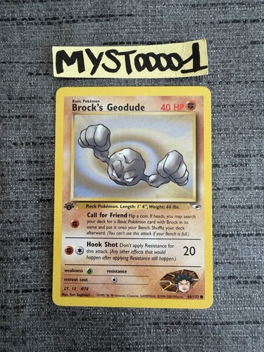 Carte pokémon brock - carte, brock’s
