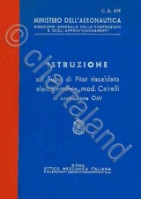 AERONAUTICA Tubo Pitot OMI Cairelli 1943 CA678 Manual  DVD