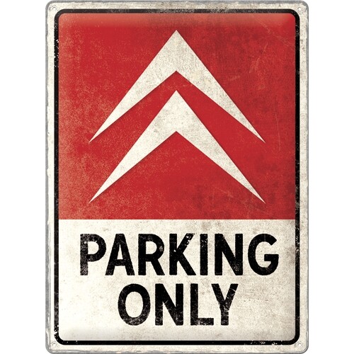 Targa latta citroen parking - targa,