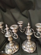 coppia di candelabri da pianoforte di Bachmann 22 cm altezza