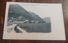 CARTOLINA D'EPOCA ORIGINALE BERGAMO PROVINCIA TAVERNOLA BERGAMASCA LAGO D'ISEO 