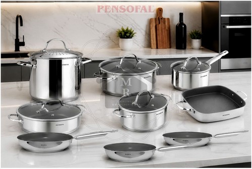 Set pentole acciaio inox - set,