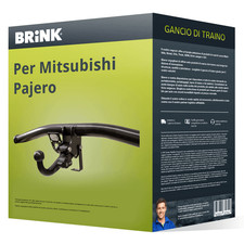 Gancio traino adatto per Mitsubishi Pajero IV V80/V90 rimovibile Brink NUOVO