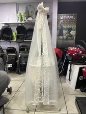 CULLA IN FERRO BATTUTO PRINCIPESSA PICCI NUOVA DA ESPOSIZIONE CON TESSILE INCLUS