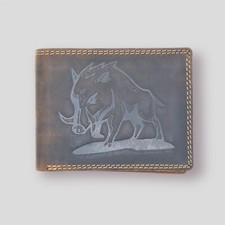 Portafoglio In Pelle Marrone