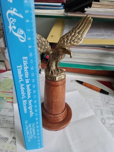Statua ottone aquila - in,